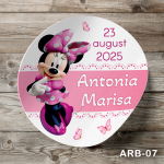 Etichete autocolante rotunde - Minnie Mouse - ARB-07