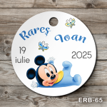Etichete marturii botez rotunde - Mickey Mouse - ERB-65