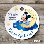 Etichete marturii botez rotunde - Mickey Mouse - ERB-68