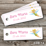 Etichete personalizate botez dreptunghiulare - Tinkerbell - EDB-14