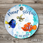 Etichete marturii botez rotunde - Nemo - ERB-82