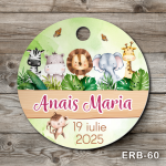 Etichete marturii botez rotunde - Safari - ERB-60