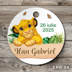 Etichete marturii botez rotunde - Simba - The Lion King - ERB-84