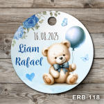 Etichete marturii botez rotunde - Ursulet - ERB-118