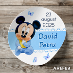 Etichete autocolante rotunde - Mickey Mouse - ARB-69