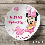 Etichete autocolante rotunde - Minnie Mouse - ARB-61