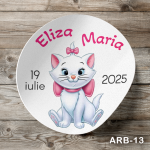 Etichete autocolante rotunde - Pisicuta Marie - ARB-13