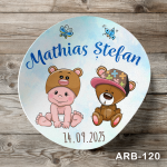 Etichete autocolante rotunde - Ursulet - ARB-120